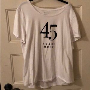45 Years Bold T-shirt by Chico’s XL